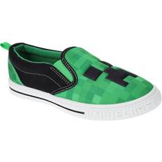 Roller Shoes Minecraft Boys' Slip-On Shoes for Little Kids, Sport Skate Shoe Casual, Green