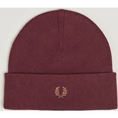 Fred Perry Herr Accessoarer Fred Perry Merino Wool Beanie Oxblood One size