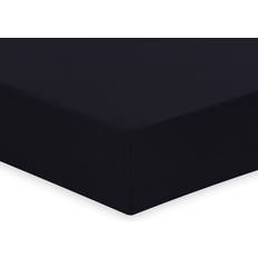 my home Polycotton Fitted Bed Sheet Black