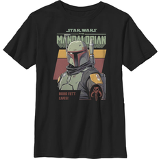 Star Wars Disney T-shirt Barn - The Mandalorian - Svart