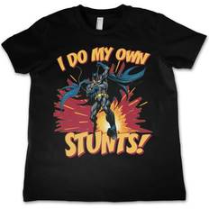 Batman Överdelar Hybris Batman do my own stunts kids t-shirt kinder black Schwarz Jahre