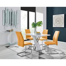 Sorrento White Dining Set 70x120cm 5pcs