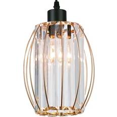 Giggi Small Gold Crystal Cylinder Shade