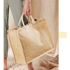 Natur Stofftaschen Westford Mill Jumbo jute shopper 45 x 39 x 21 cm Natural