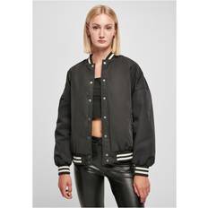 Bomber Jackets - Multicoloured Urban Classics Oversized Recycled Jacket for Women - Noir