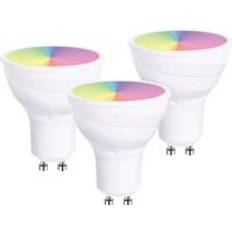 Smart led gu10 rgb Pack of 3 Smart RGB W GU10 Bulb, Colour Changing