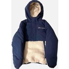 Champion Men Outerwear Champion Mens Half Zip Blue Hooded Jacket