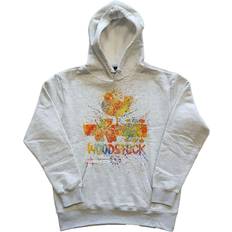 Natur - Unisex Gensere Woodstock Woodstock Unisex Adult Splattered Hoodie White