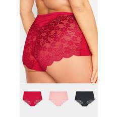 Red Knickers Yours Pack Briefs Red