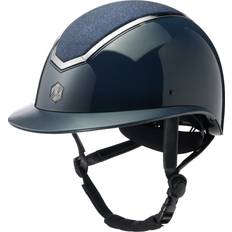 Charles Owen 2023 Wide Peak Riding Helmet Navy Gloss Pew