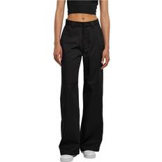 Arbetsbyxa Byxor Urban Classics Cargo-byxor Straight Leg Workwear Pants W26L32 W32L33 för Dam svart