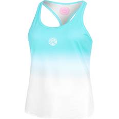 Mujer - Turquesa Tops Bidi Badu Camiseta Crew Gradiant Aqua Azul Mujer