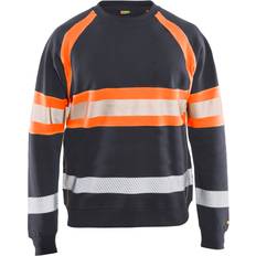 Blåkläder 3359 Hi-Vis Sweater - Mid Grey/Orange