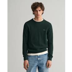 Gant Green Jumpers Gant Regular Fit Pullover - Dunkelgrün