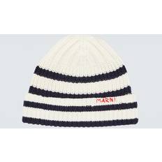 Unisex Mössor Marni Striped virgin wool beanie multicoloured
