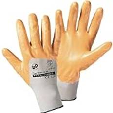 Yellow Disposable Gloves Flex-Nitril 1496C-12 Polyester Protective glove gloves 12, CAT II Pair