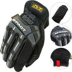 Black Disposable Gloves Mechanix Wear M-Pact Impact Resistant Work Gloves - Black/Grey