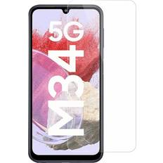 MAULUND Samsung Galaxy M34 5G Skärmskydd i Härdat Glas Case Friendly Genomskinlig