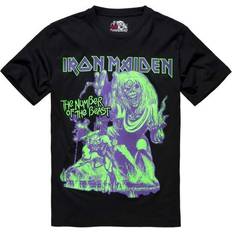 Brandit Unisex Overdele Brandit Iron Maiden T-shirt, Number of the Beast I