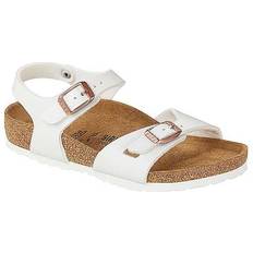 Birkenstock Rio Kids Bf White Sandal, White, Younger Younger White