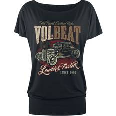 T-shirt Louder And Faster för Dam svart