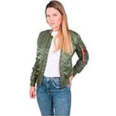 Alpha Industries Dam Jackor Alpha Industries MA-1 VF Bomberjacka för damer, Sage-Green