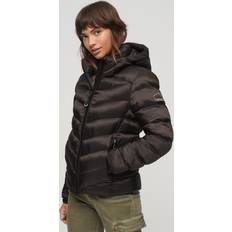 Femme - Marron Vestes Superdry Damen Fuji Steppjacke mit Kapuze - Braun