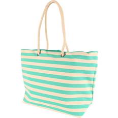 Women Beach Bags Nicola Spring Large Striped Canvas Tote Beach Bag 55cm x 36cm