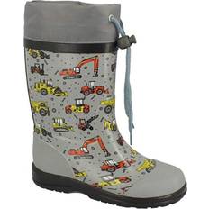 Børnesko Beck Jungen Baustelle Gummistiefel, Grau