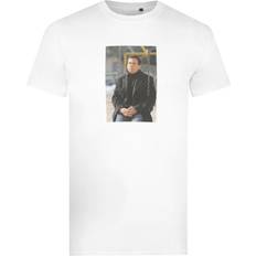 Universal Textiles Herr T-shirts Universal Textiles The Office Mens Michael Scott Swing T-Shirt White