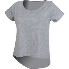 Clothing SF Plain Short Sleeve T-Shirt With Drop Detail Grey