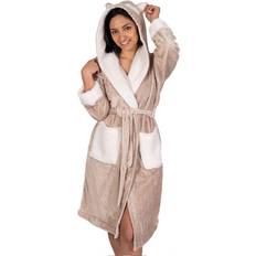 Femme - Marron Vêtements de nuit Pretty Woman Novelty Fox Super Cosy Robe Light Brown