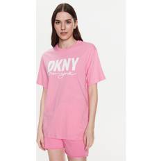 DKNY T-Shirts DKNY Sport T-Shirt DP3T9323 Rosa Classic Fit