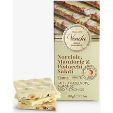 Venchi White Chocolate and Salted Nuts Bar 100g