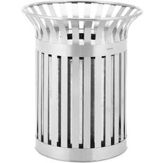Ulsonix Waste Disposal Ulsonix Rubbish Bin Round Wide Insert Stainless Steel 90 l
