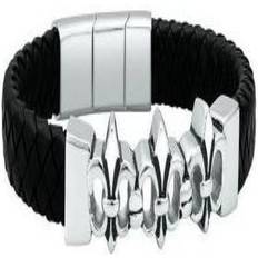 Leather Bracelets Police Men's Bracelet - 20 cm