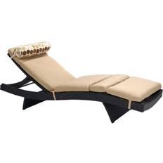 Solstol Stella Med Pude 200 x 655 x H33 Mørkebrun