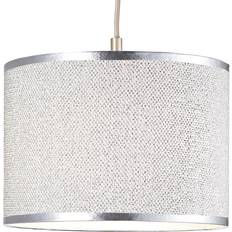 Lighting Happy Homewares Modern Designer Mini Diamond Silver Glitter Shade