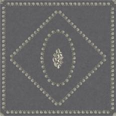 Fornasetti Wallpaper Conchiglie Soft Gold on Charcoal 100% paper