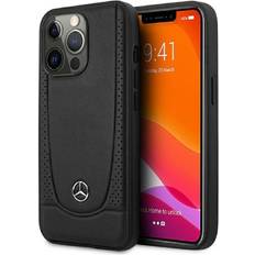 Mercedes-Benz CG MOBILE Ledertasche für iPhone 14 Pro Max MB HC Urban schwarz