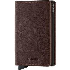 Geldbörsen Secrid Slimwallet Vegetable Tanned Geldbrse Portemonnaie espresso-brown