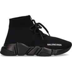 Balenciaga Trainers Balenciaga 30mm Hohe Sneakers Aus Strick "speed 2" Schwarz