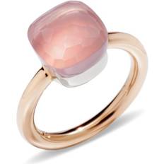 Nudo Classic Ring Mixed Gold Pink Quartz
