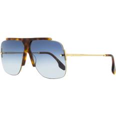 Solbriller Victoria Beckham VB627S 215 Metal Solbriller Firkantet Skygge - Havana Blå
