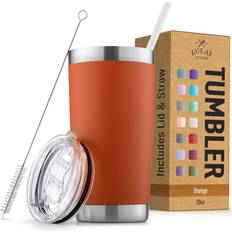 20oz Stainless Steel Tumbler With Lid