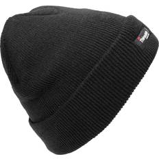 Negro Gorros Floso Kids/Childrens Knitted Winter/Ski Hat With Thinsulate Lining 3M 40g 10-13 years Black