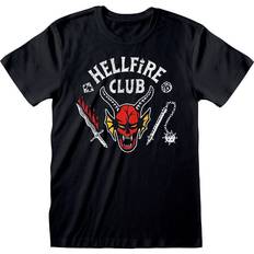 T-skjorter & Singleter Stranger Things Hellfire Club T-shirt Black