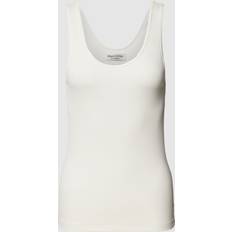 Polo Mouwloze shirts Marc O'Polo Basic Tank Top Wit Katoen - Medium Dames