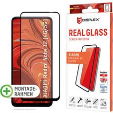 Bildschirmschutz Displex Bildschirmschutzfolie Real Glass Full Cover für das Xiaomi Redmi Note 12 Transparent