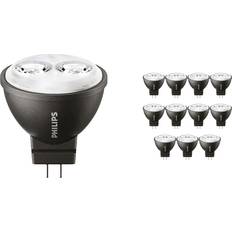 Philips Fordelspakke 12x Master LEDspot GU4 MR11 3.5W 200lm 24D 827 ekstra varm hvid erstatter 20W